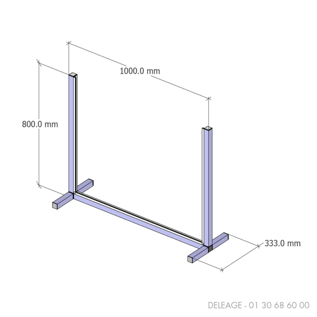 ECRAN DE PROTECTION ECO PLEXI fixation à pince - Protection Sanitaire